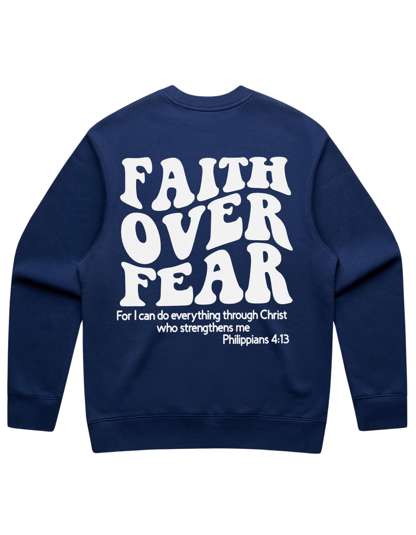 Adult Crew Neck Sweater - Faith Over Fear