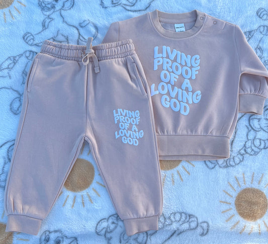 Babies Tracksuits - Living Proof of a Loving God